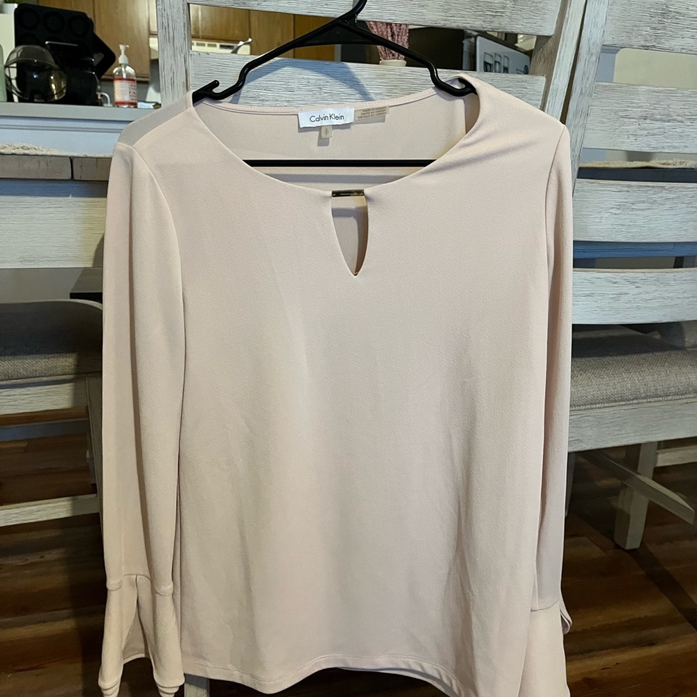Light pink Calvin Klein blouse